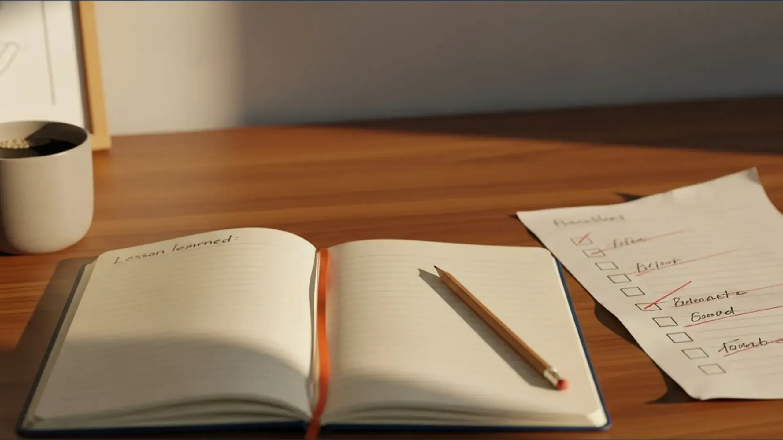 Crossed-out checklist next to a fresh notebook representing a how to avoid overpaying for reset moment