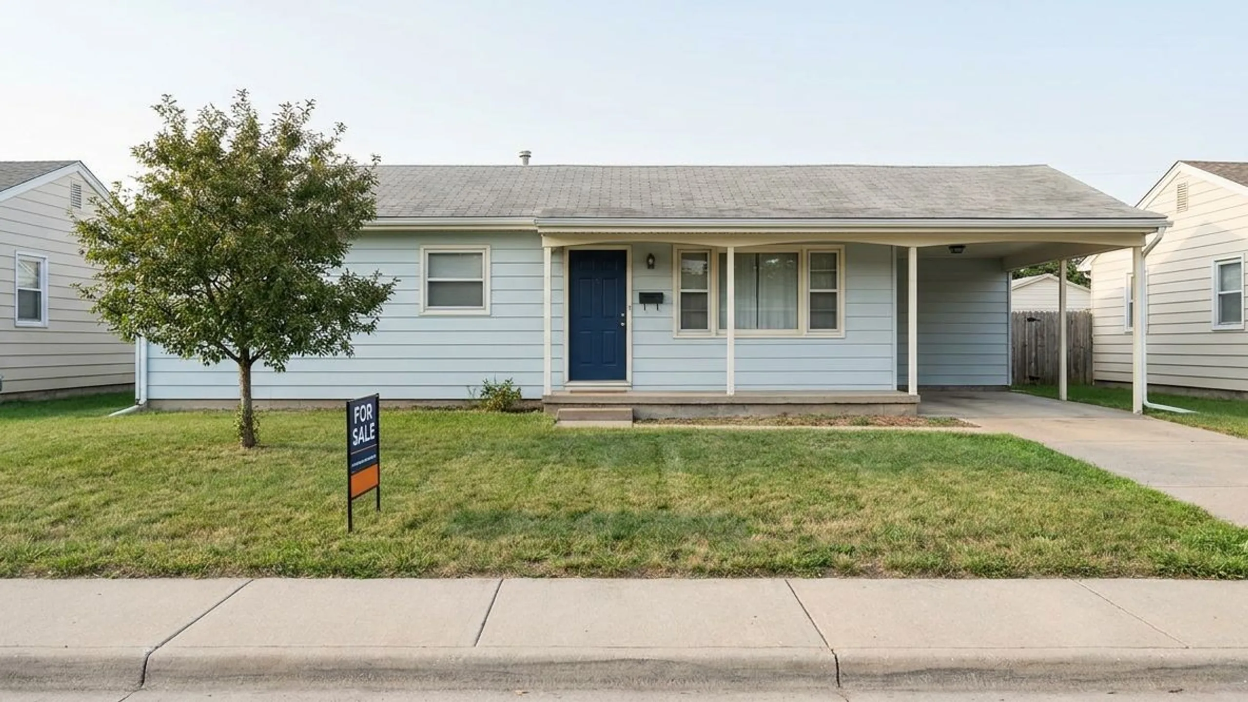 Modest single-family home exterior representing a is Columbus good for house purchase