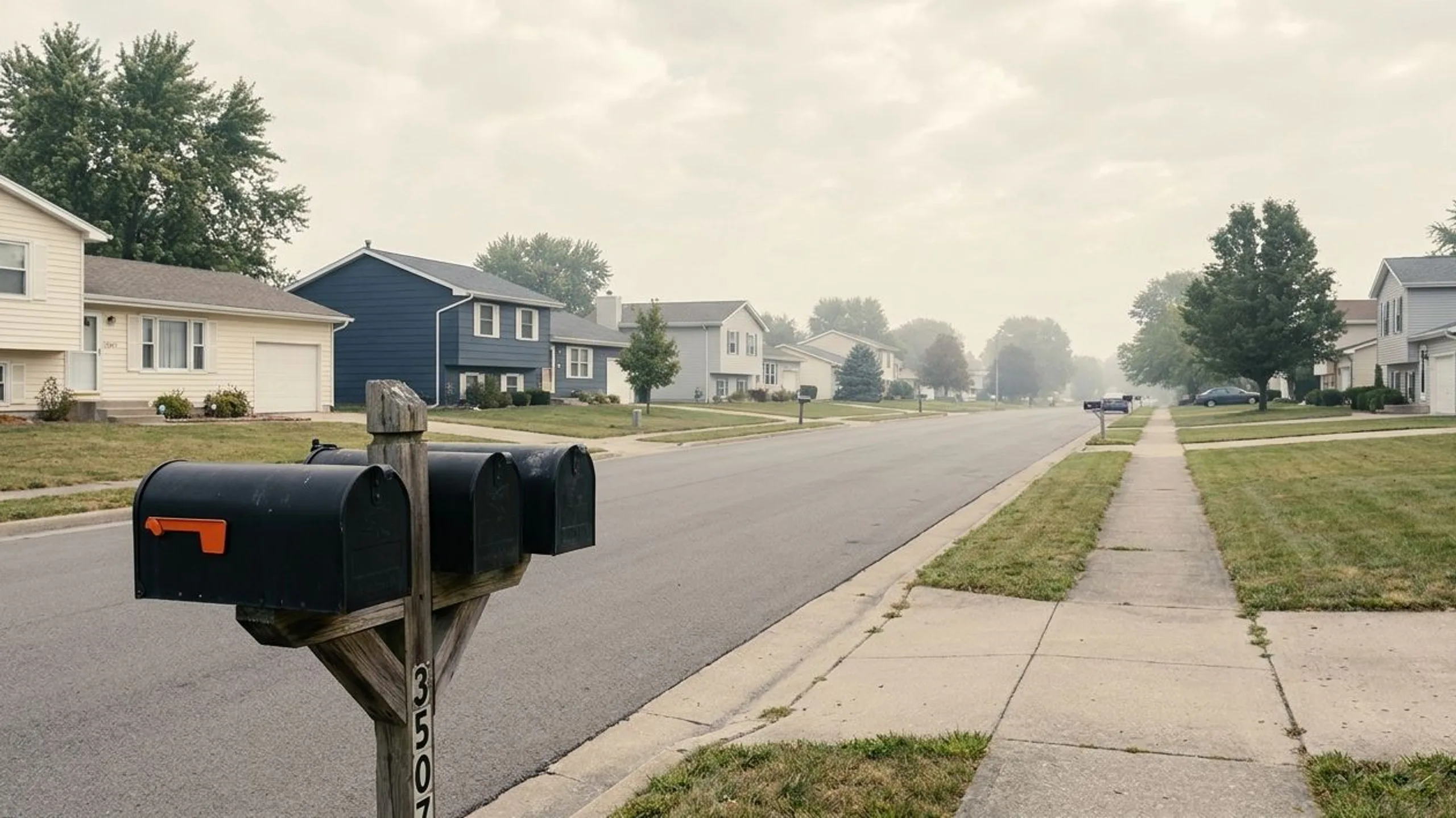 Sidewalk view of a quiet residential street with modest homes for is Jacksonville good for house neighborhood research